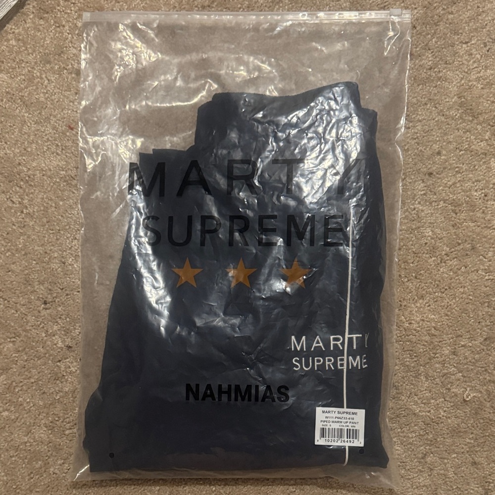 Nahmias x Marty Supreme track pants